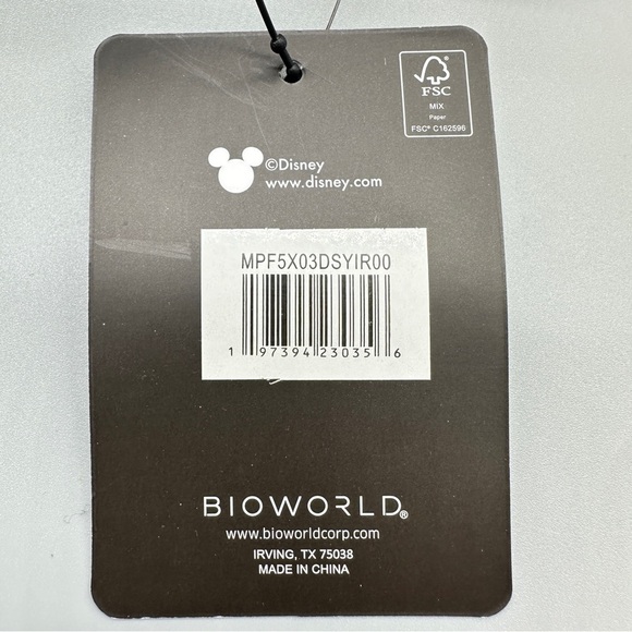 Disney Mickey Mouse Mini Backpack – Bioworld All-Over Print | NWT - Picture 5 of 5